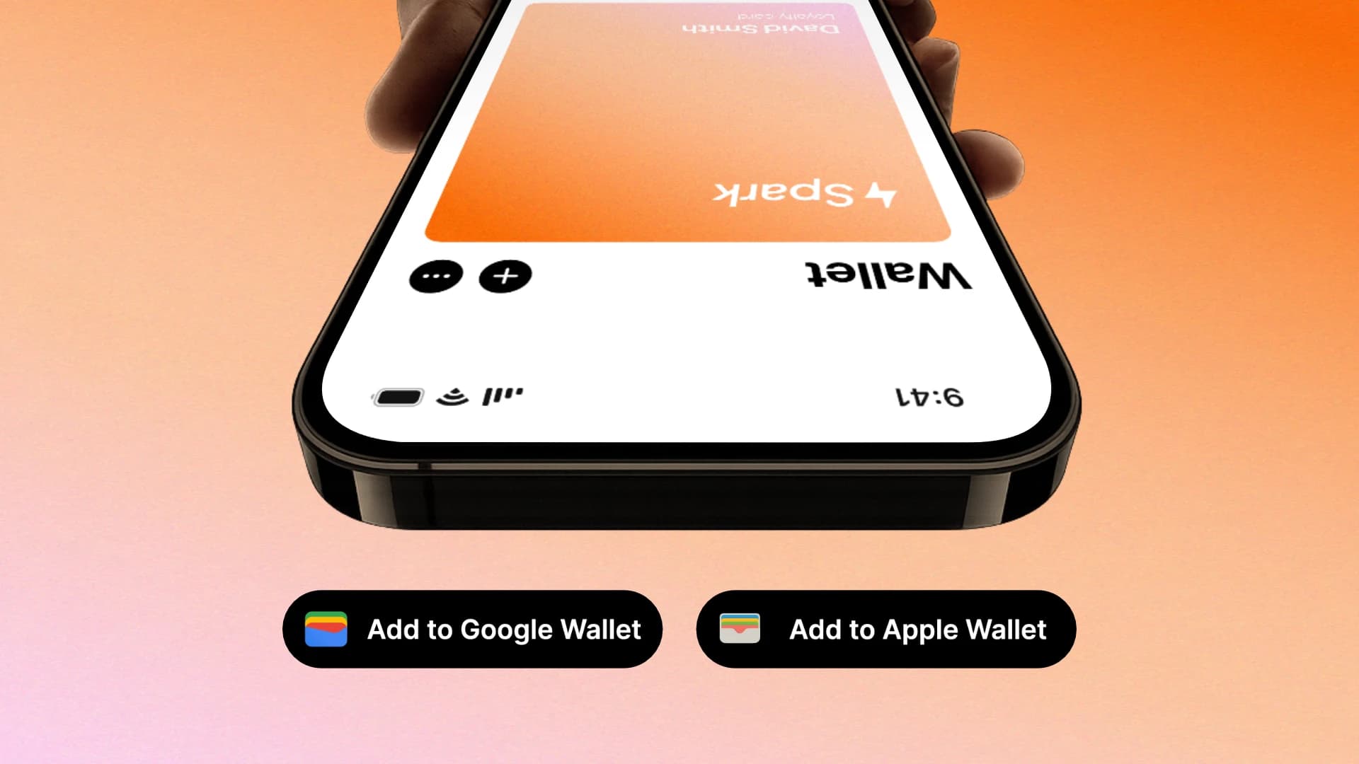 Loyalty card displayed in Apple Wallet and Google Wallet